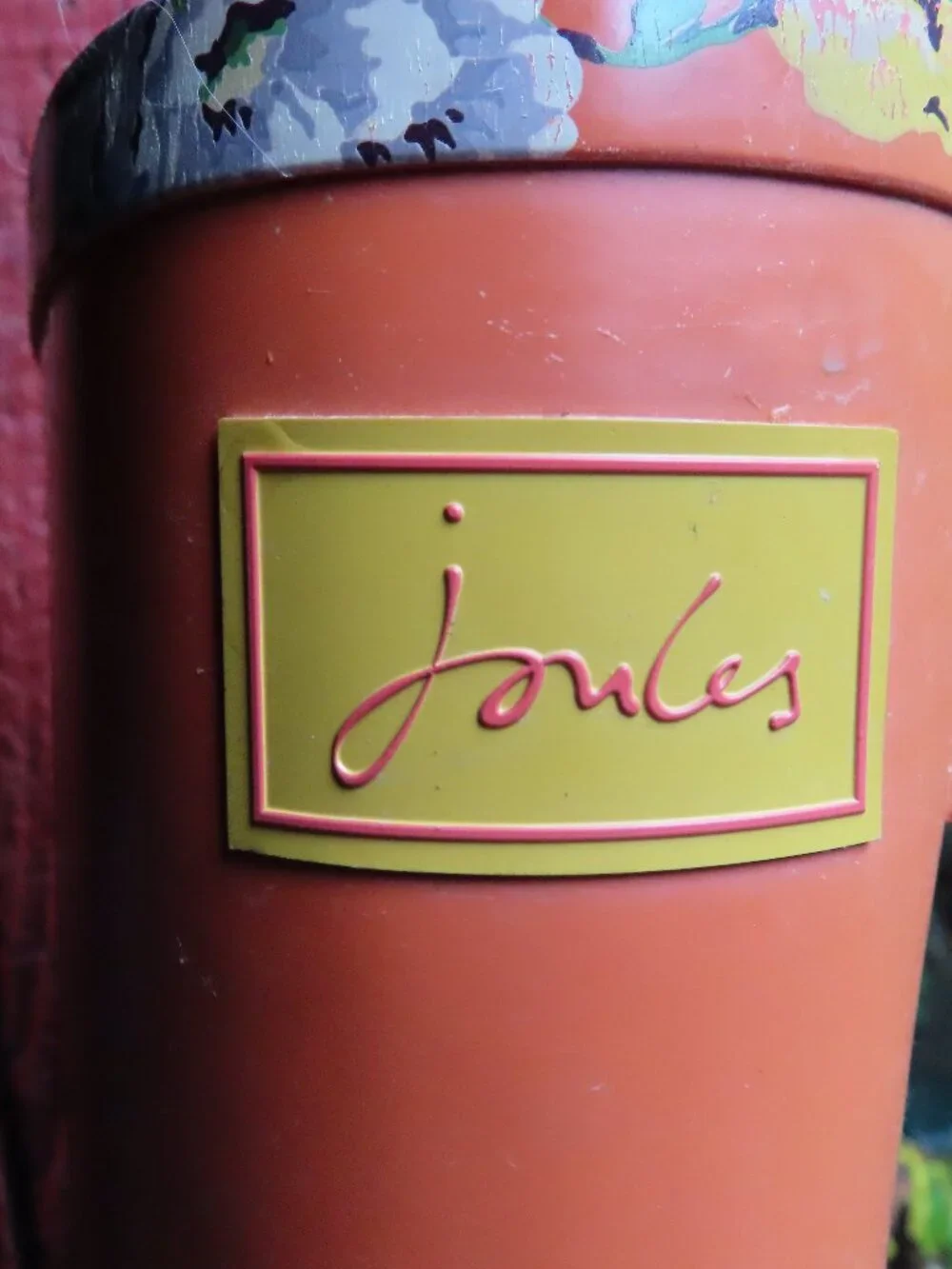 Joules Wellies 🧡 Orange Rain Boots — UK 4 / US 6.5